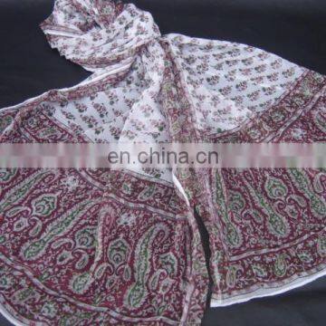 Pure Silk Printed Scarf