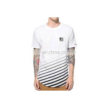 Custom elongated long T shirt