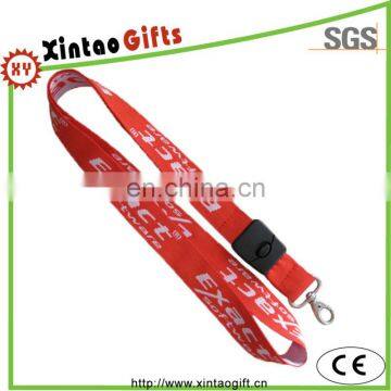 custom lanyards no minimum order polyster material