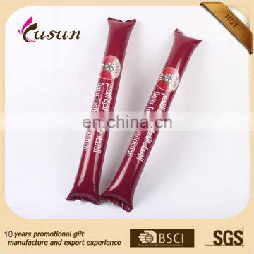 eco printed PE cheering stick inflatable hand wholesales manufacturer