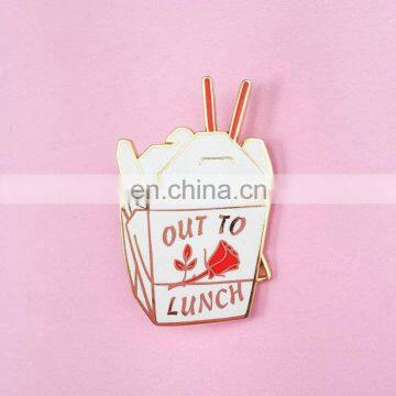 Chinese promotional items custom hard enamel pin