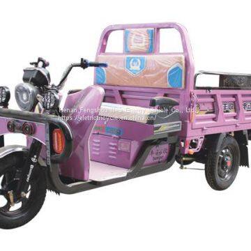 dry battery electric leisure tricycle for passenger and cargo