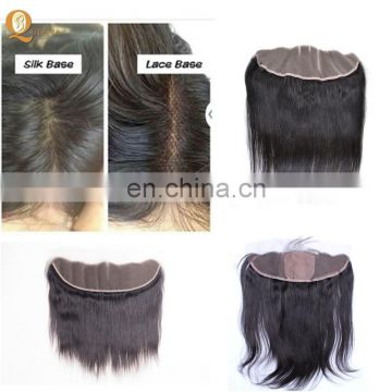 Wholesale Ear To Ear Silk Base Frontal Peruvian Human Hair Frontal Lace Closures