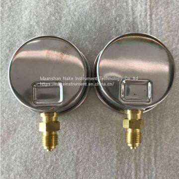 SS Case Bourdon Tube Pressure Gauge for Hydraulic System photo-2
