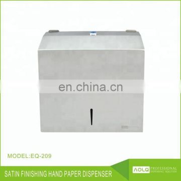 China bathroom accessories 304 stainless steel Z/N fold hand towel dispenser , toilet paper holder storage