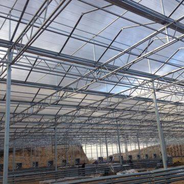 PC Hollow Sheet Multispan Commercial Greenhouse for Agriculture photo-2