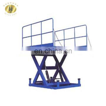 7LSJG Jinan SevenLift stationary electric hydraulic movable hand double scissor lifter stage platform