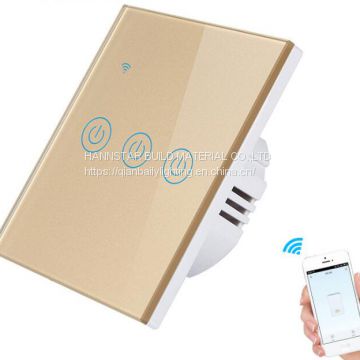 Smart WIFI Touch Wall Switch Eruope Standard