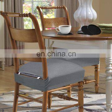 Stretch Spandex Jacquard Dining Chair Seat Cover Waterproof Removable and Washable Dustproof Dining Chair Cushion Seat Cover photo-6