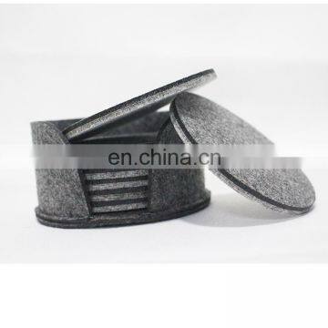 Customized Color Printing and Coasters Wool Ball Eco Friendly Table Placemats Acrylic Felt Coaster/placemat/cup Pad/table Mat photo-3