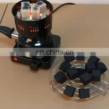 Arabic Shisha Fittings Strip Grooved Shisha Point Double Layer Activated Carbon Furnace Charcoal Starter Fire Stove