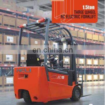 1.5 TON THREE WHEEL AC ELECTRIC FORKLIFT photo-2