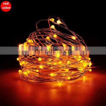 100 Led 33ft/10m Fairy String Light Waterproof Decorative Copper Wire Lights for Indoor Bedroom Festival Christma