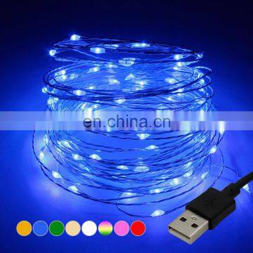 LED String Lights 10M USB Waterproof Copper Wire Fairy Twinkle Lights For Christmas Holiday Decoration photo-5