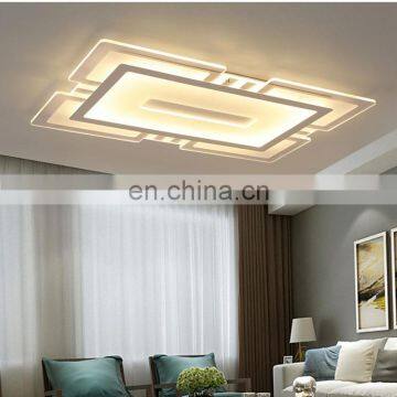 Living room lamp rectangular led ceiling light simple nordic lamp bedroom dining room lighting modern lighting fixture wholesale