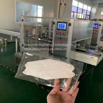 Hot Sales Disposiable Kf94 Face Mask Packaging Machine, High Speed Mask Packing Manufacturer