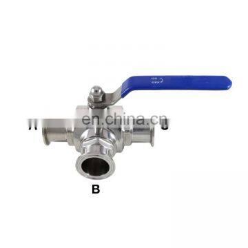 Homebrew Stainless Steel Sanitary Tri Clamp Full Bore 3 Way Ball Valve SS304 1.5" photo-5