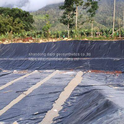 0.5mm 0.75mm 1mm Black HDPE LLDPE Geomembrane Pond Liner for Fish Shrimp Farming Tanks photo-5