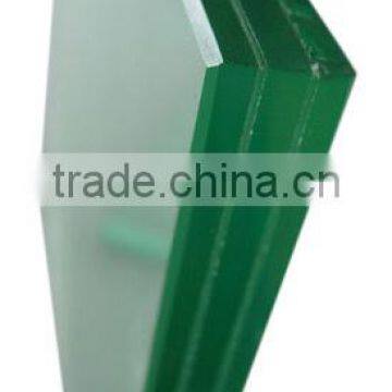 Glass laminated