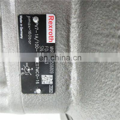 REXROTH PV7 Series Rexroth Pump R900580381 PV7-1X/10-14RE01MC0-16 PV7-1A/16-20RE-01MC016 Hydraulic Vane Pump
