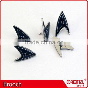 Enamle Metal Badge Straight Suit Brooch Pin for Men photo-4