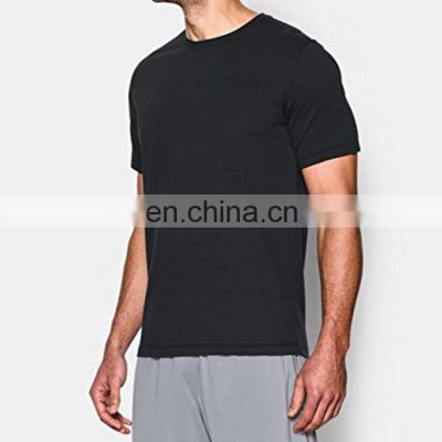 Wholesale Men Clothing Custom Design Apparel Man O-Neck T-Shirt Blank black Cotton T Shirt