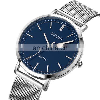 Luxury Skmei 1664 Men Stainless Steel Watch 30m Waterproof Custom Your Own Brand Minimalist Quartz Watch