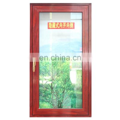 Cheap price aluminium profile double glazed upvc tilt and turn windows for sale