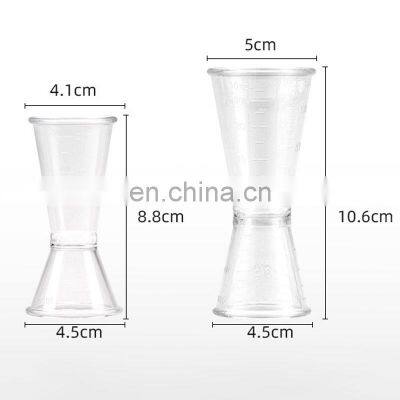 Japanese Style Premium Standard Double Side Cocktail Bar Custom Measure Plastic Jigger photo-4