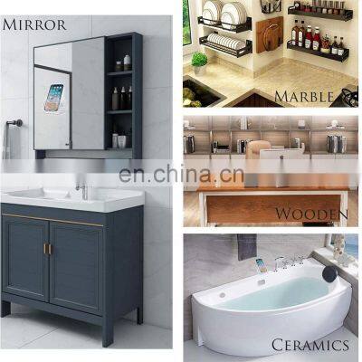 Clear Acrylic Bath Shower Cellphone Holder Wall Mounted Cell Phone Stand Holder Bracket Phone Handset Bracket photo-5