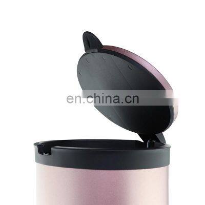 Удивительные современные домашние товары оптом. Круглые педальные мусорные ведра из нержавеющей стали объемом 3 л и 5 л. photo-5