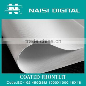 Coated Pvc Frontlit Flex Advertisement Banner 450gsm