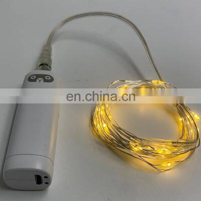 Popular Indoor Fairy Lighting 600LED 20m Rechargeable Christmas Decoration String Light Promotional Gifts