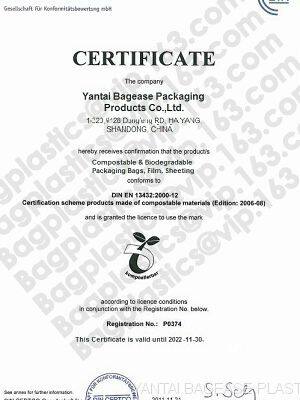 EN 13432, OK COMPOST, SGS