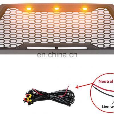 Spedking 2016 2017 2018 2019 Pickup Accessories Parts Front TRD Car Grille With Amber Light for Toyota Tacoma photo-2