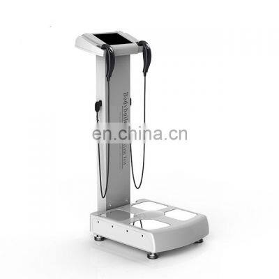 Multi frequency segmental quantum bio resonance body scan composition analyzer with column