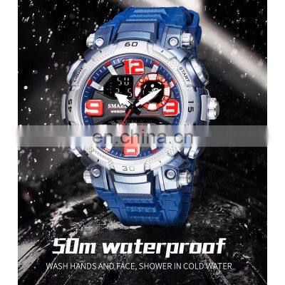 SMAEL1921 Quartz Watch Men Watch Waterproof Stopwatch LED Watches Male Clock Sport Men Digital Wristwatch photo-4