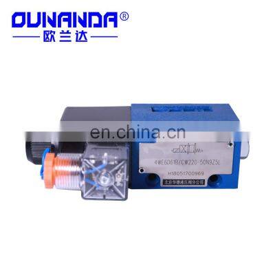 Original Authentic Beijing HUADE Electromagnetic Reversing Valve 4WE6D61B/CW220-50N9Z5L Hydraulic Valve photo-3