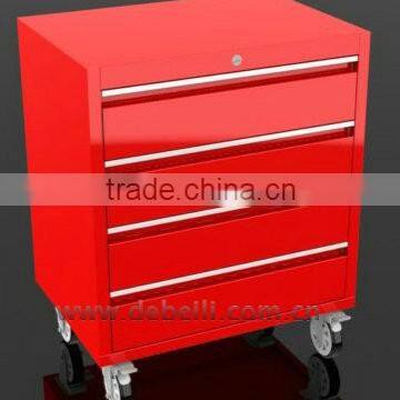 4-Drawer Cabinet with Wheel,Move Portable Steel Tool Box AX-SJ003