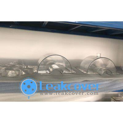 Transparent Flange Containment With O-ring