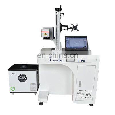 Jinan Leeder Galvo Co2 Laser Marking Machine 30w With Rotary photo-4