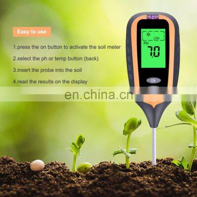 Larksci 4 In1 High Soil Quality Test Pen Water Quality Detector Chemistry Laboratory Equipment pH Meter photo-4