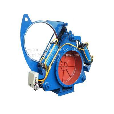 Manufacturer Direct Selling Electric Blind Valve High Quality Fan-shaped Goggle Valve Gas Valve photo-4