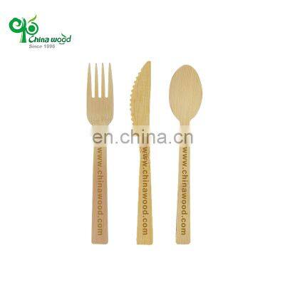 Yada eco friendly bamboo cutlery disposable cuchara desechable vaisselle bambou Spoons Forks And Knife For Salad