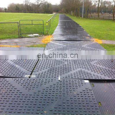 Custom Made Ground Protection Mats for The Temporary Pavement of Construction Site Roads