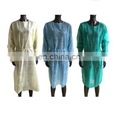 SMS/PP/PP+PE Isolation Gowns Knitted Cuff /Elastic Cuff Manufacturer