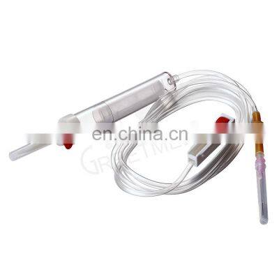 Cheap price disposable parts blood transfusion set with filter