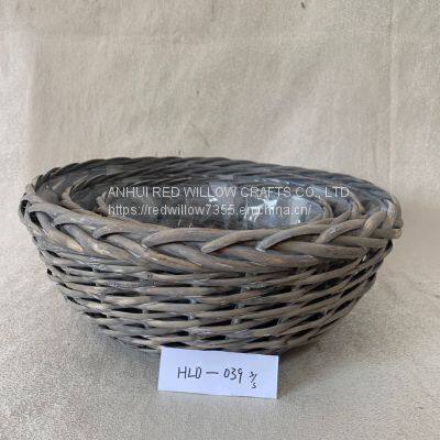 Hot Sale Wholesale Flower Pot Hanging Planter Rattan Wicker Basket