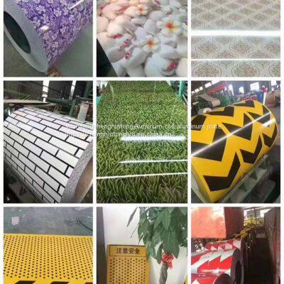 Manufacturers supply 1060 color coated aluminum coil 3003 aluminum magnesium manganese roof color coated roofing tile processing custom pressed tile