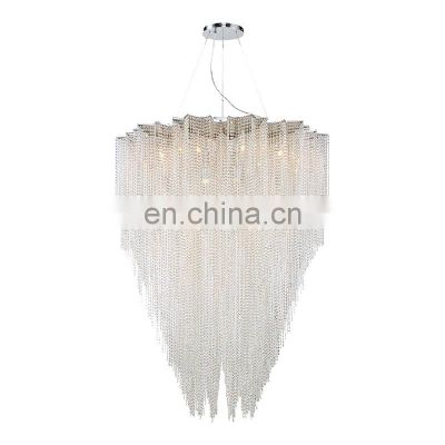 Modern Black Brass Chandelier Crystal Pendant LED Lamp Luxury Wedding Decoration Hotel Villa Hall Middle-Sized Living Room